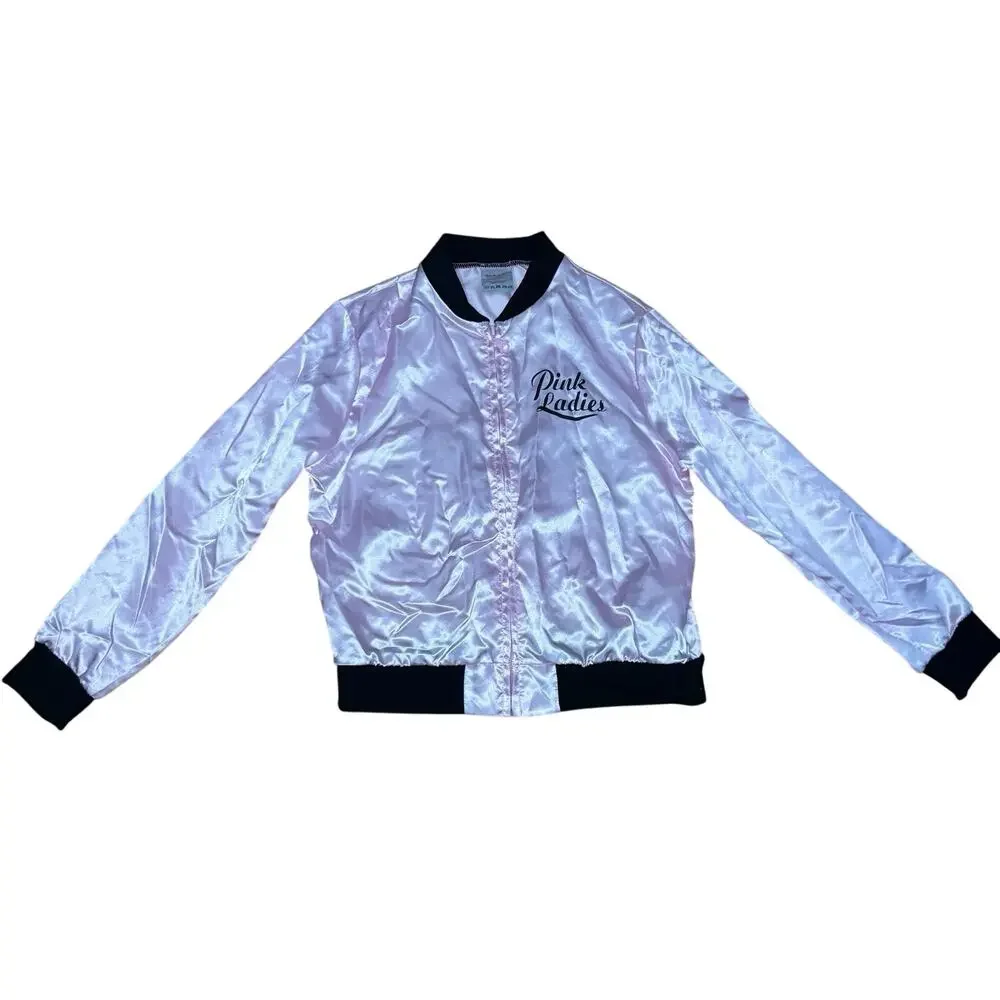 Pink Ladies Satin Jacket Girls XL 14/16 Grease Costume Sock Hop Party